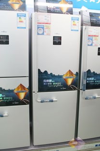 大展欧式范儿 美的两门冰箱降价销售